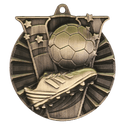 Antique Gold 2" Soccer Victory Medal