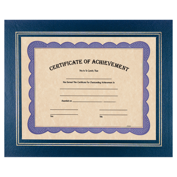 Blue 13 1/4" x 10 3/4" Certificate Holder