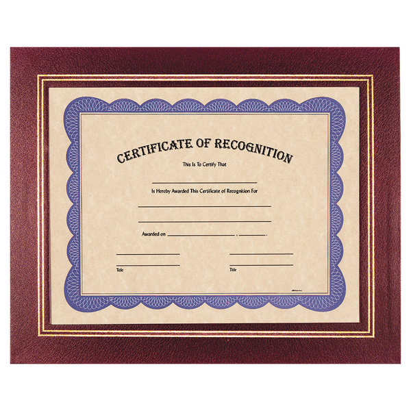 Burgundy 13 1/4" x 10 3/4" Certificate Holder