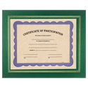 Green 13 1/4" x 10 3/4" Certificate Holder