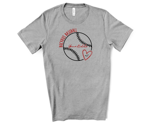 Buy heather-athletic-gray Bucyrus Baseball - Custom Name!