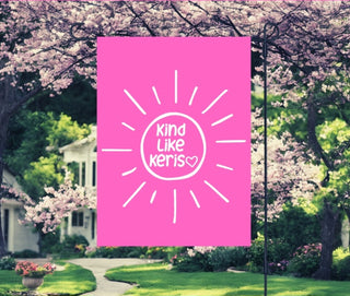 Buy pink Kind Like Keris Garden Flag