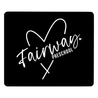 Buy black Fairway Heart Mouse Pad