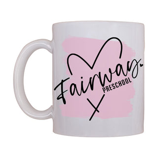 Buy pink Fairway Heart Coffee Mug
