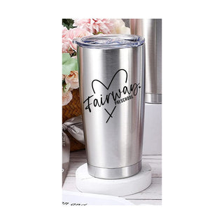 Buy stainless-steel Fairway Heart Engraved Tumbler